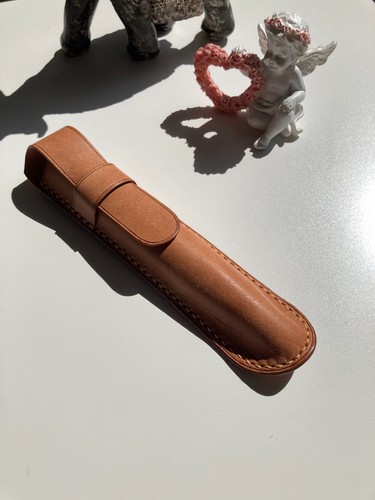 Ein Etui für Montblanc Stifte aus echtem Leder Füllfederhalter Meisterstück Etui - Picture 3 of 10