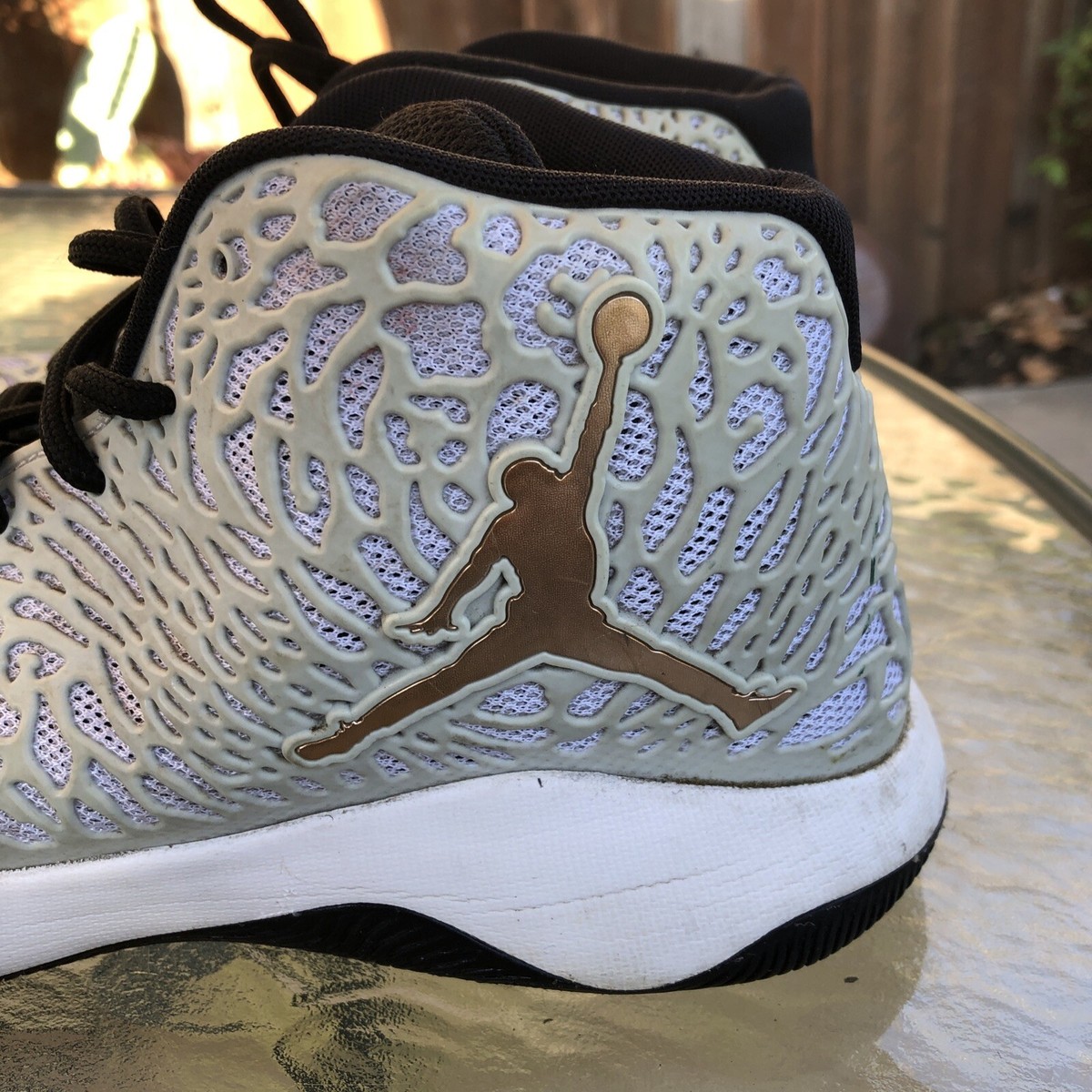 Size 10.5 - Jordan Ultra.Fly Metallic Copper Coin for sale
