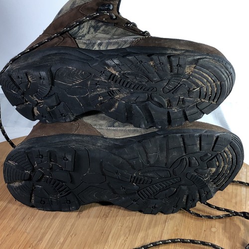 Ozark Trail Mens Hiking Boots Size 11 Waterproof Brown Camouflaged Camo Lace up - Picture 4 of 10