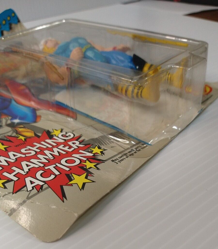 Smashing Hammer Thor Vintage Marvel Superheroes Toy Biz Sealed NIP 1991 - Picture 4 of 7
