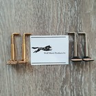 Kinnhalter Schrauben Wolf universal Violine 4/4 - 1/4 und Viola: Nickel, Gold