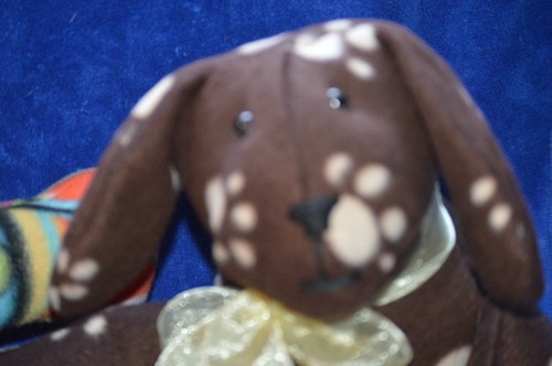 TEDDY BEAR DOG (l) or med brown fleece material stuffed 18' FREE SHP. - Picture 2 of 3
