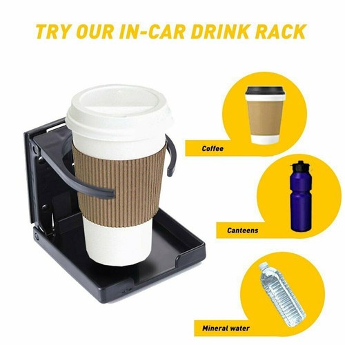 2× Universal Car Van Folding Cup Holder Drink Holders Vehicle Boat Camper Truck - Picture 2 of 13