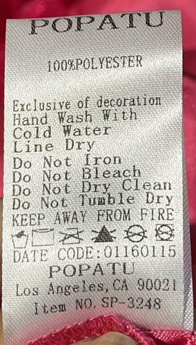 Popatu Girl Size 6X Hot Pink Formal Sequins dress . - Picture 4 of 12