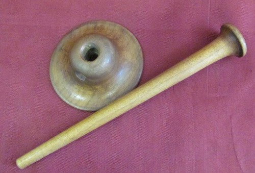 19C. ANTIQUE MEDICAL WOODEN DETACHABLE MONAURAL STETHOSCOPE - Picture 7 of 9