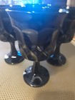 Set of 4 VTG Noritake Perspective Ebony Black Water Goblets Glasses 6.5" JJ#112 — photo 4