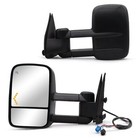 Tow Mirrors For 2005 2006 Chevy Silverado 1500/2500/3500 Power Heated Signal