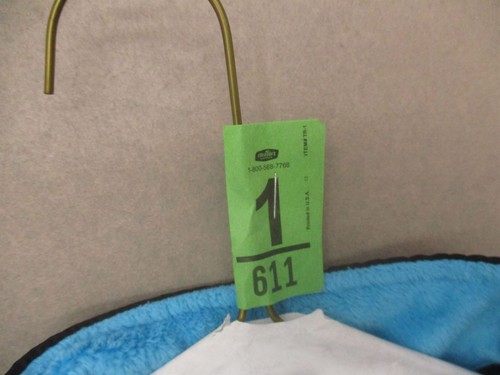 FILA Size M (10-12) Girls Blue Full Zip Stand Collar Hi-Pile Athletic Jacket 611 - Picture 9 of 9