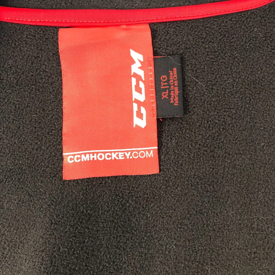 CCM Jacket Men's XL Black Hockey Frozen Faceoff 2017 NCHC Logo Full Zip Coat - Image 3 of 4