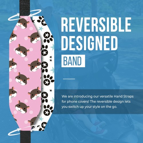 Universal Phone Grip Straps for Secure Handling | Reversible - 第 59/81 張圖片