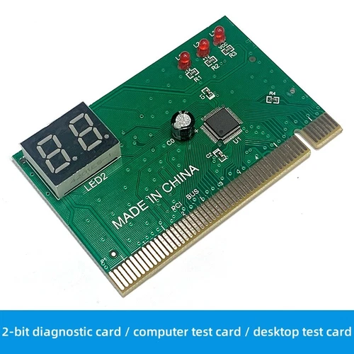 PCI Motherboard Diagnosekarte Computer Fehlertest Karte Desktop 2-Bit