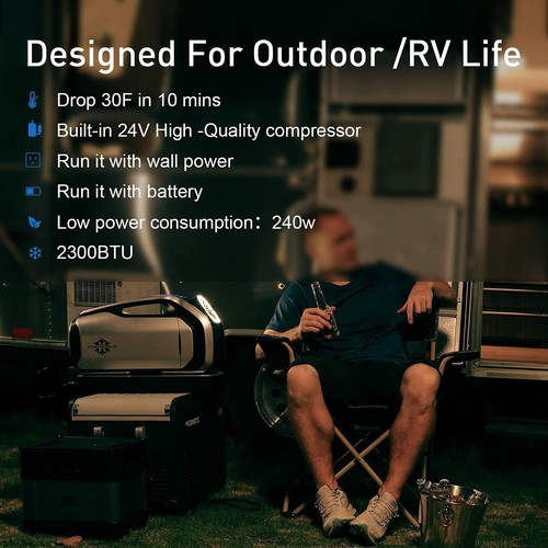 Zero Breeze Mark2 Outdoor Portable Mini Inverter Air Conditioner Air Cooler - Picture 10 of 12