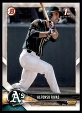 2018 Bowman Draft Alfonso Rivas Rookie Oakland Athletics #BD-141