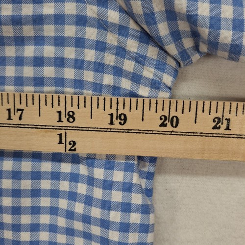 Ralph Lauren Button Down Oxford Shirt Boys XL 18/20 Blue White Gingham *FLAW - Picture 13 of 14