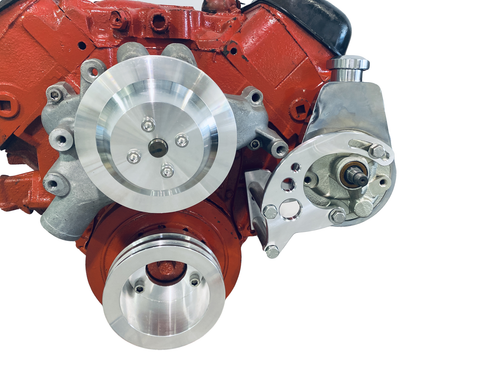 Soporte de dirección asistida Big Block Chevy bomba Saginaw 396 427 454 LWP EWP PS BBC - Imagen 3 de 5