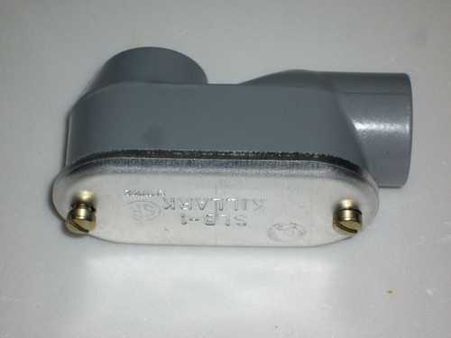 HUBBELL kILLARK SLB-1-CP 1/2" Rosca Estilo C Cuerpo Conducto SLB, Cubierta/Junta - Imagen 4 de 4