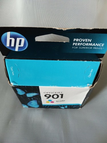 Cartucho de tinta original HP 901 tricolor nuevo caja sellada caducado agosto 2013 - Imagen 5 de 7