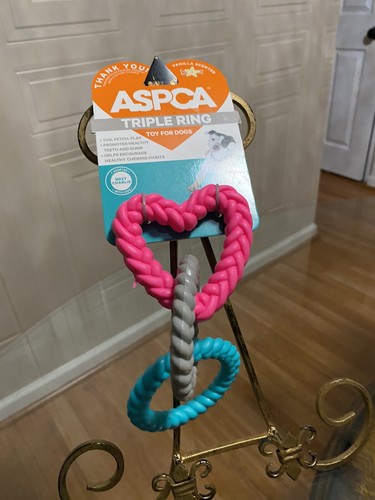 ASPCA  Dog Rubber 3-Ring Tuff Tug Dog Toy Promote Healthy Teeth And Gums - Bild 6 von 6