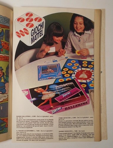 Topolino libretto 1200 del 1978 con Raro Inserto Giochi Mattel - Foto 3 di 4