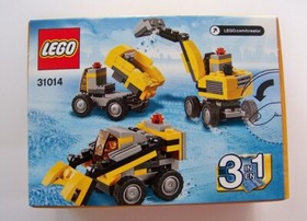 Lego Creator 31014 Power Digger NEW 3 in 1 dump truck front loader construction