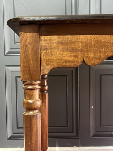 Antique Victorian Mahogany Hallway Console Table / Desk - Picture 5 of 17