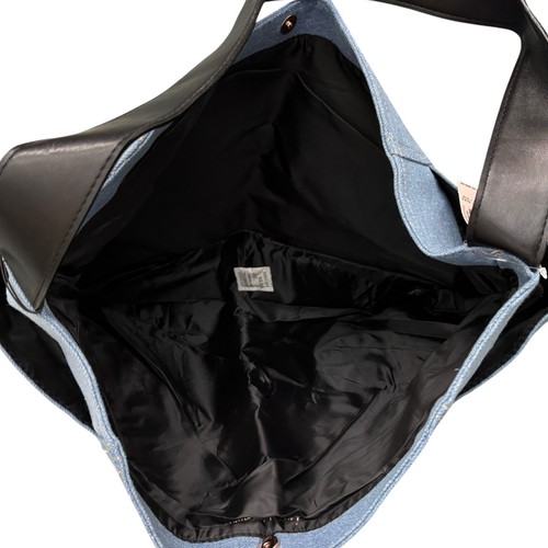NEW Victoria's Secret Weekender Tote Bag Denim Blue (Jeans) Limited Edition - Picture 7 of 9