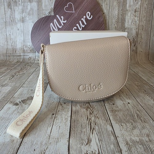 Chloe Parfum Cream Beige Pouch Small Cosmetic Makeup Bag Clutch Travel Pouch - Picture 2 of 10