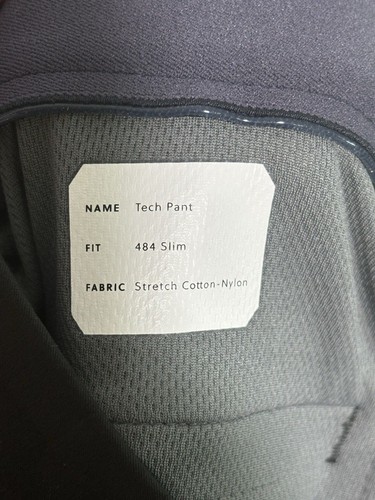 J.Crew 484 Tech Hose Herren 30 30 Schwarz Slim Fit Gerades Bein Stretch Preppy Neu - Bild 15 von 18