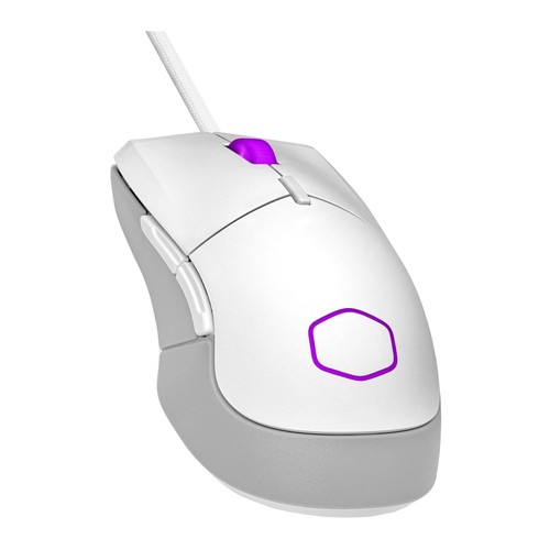 Cooler Master MM310 Wire Gaming Mouse White, Adjustable 12,000 DPI, Palm|Claw - 第 2/5 張圖片