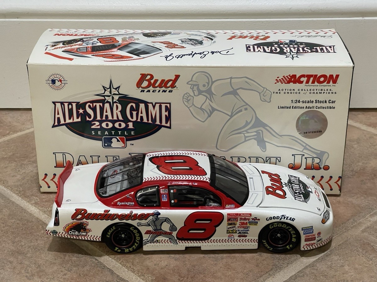 2001 Dale Earnhardt Jr 8 Budweiser MLB All Star Game 1/24