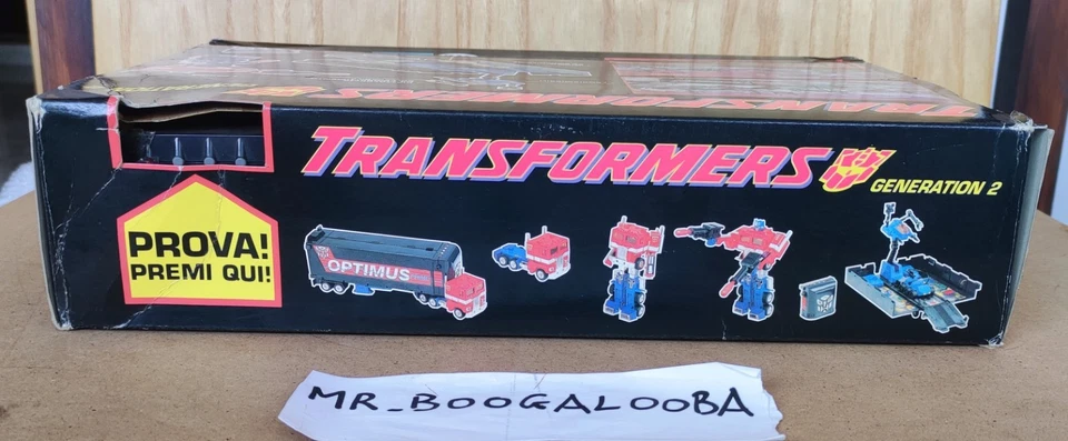 Transformers 1994 Generation 2 Hasbro GIG Commander Optimus Prime MIB - Immagine 4 di 4