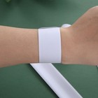 30Pcs White Slap Bracelets Blank Party Wrist Band Slap