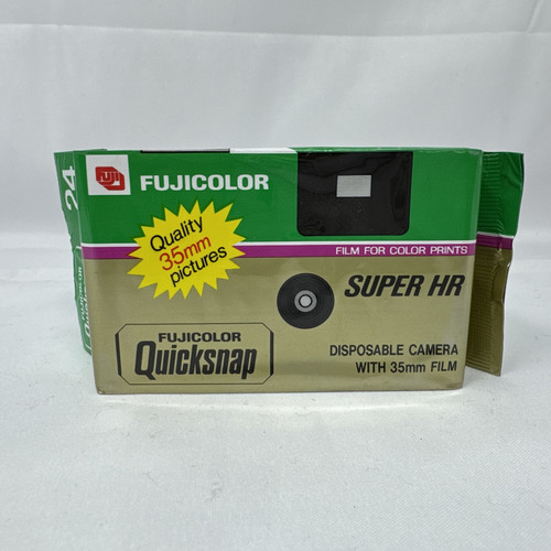 Vintage FUJICOLOR QuickSnap Super HR Disposable 35mm Camera 24 Exposures NEW #1 - Picture 1 of 4