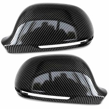 Spiegelkappen Carbon Look für Audi A3 S3 8P Q3 SQ3 8U A4 S4 8K B8 A5 S5 8T A6 S6