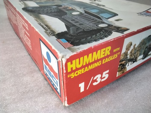 Esci 1/35 Scale 5016 Hummer with Screaming Eagles vintage model kit - Picture 9 of 22