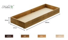 Under Bed Storage Drawer – Solid Wood With Wheels, Straight Sides, Easy Assembly