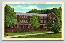 Mountain View Hotel Gatlinburg TN Smoky Mountains Postcard