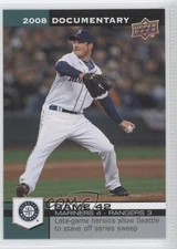 2008 Upper Deck Documentary Erik Bedard #1442