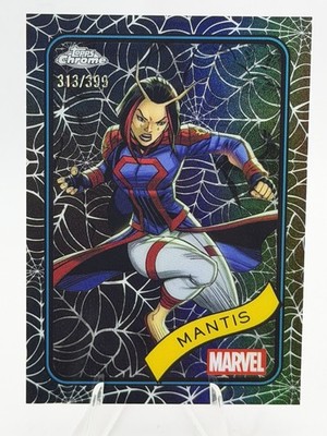2025 Topps Chrome Marvel - Mantis #171 - Spiderweb Refractor /399