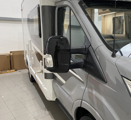FORD TRANSIT (JUMBO) MK8/9 Mirror Cover Long Arm BLACK SET Prototypes RM399 - Picture 3 of 9