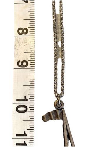 Sailboat Pewter 3” Pendant On Heavy Duty 20” Chain Unisex Sailing Great Gift - Picture 3 of 4