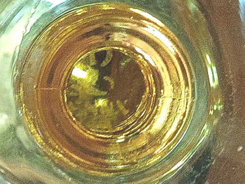 New Years Eve Set Of 2 Vintage Lenox Crystal Antique Yellow/Gold Water Goblets - Picture 3 of 9