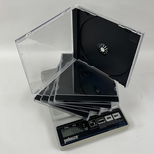 Coffret à bijoux CD noir STANDARD original vintage ancien style (résistant) lot de 90 g - Photo 2/3
