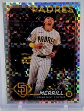 Jackson Merrill 2024 Topps Chrome Update Rookie Debut X-Fractor RC #USC57