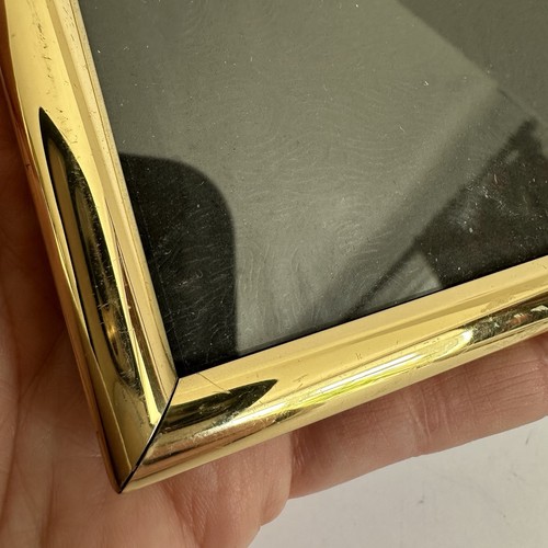 Vintage Solid Brass Photo Picture Frame 7x5” Portrait Landscape Gold Retro - Picture 6 of 6