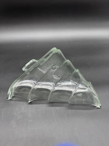 Plato de árbol de Navidad vintage de vidrio verde reciclado colección Martha Stewart - Imagen 4 de 6