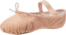 Bloch Girls Dance Girl's Dansoft Full Sole Leather Ballet Theatrical Pink