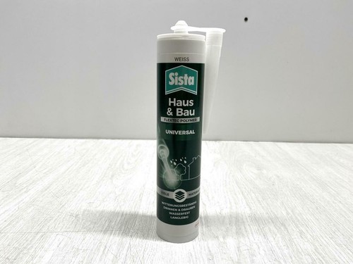 Universalsilikon Sista Haus & Bau 280 ml, weiß - ABGELAUFEN - Bild 2 von 5