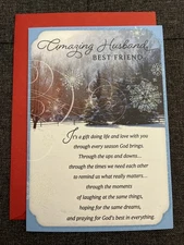 DaySpring Greeting Card Merry Christmas Blessings For Husband Best Friend