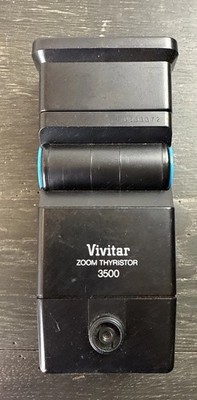 Vivitar Zoom Thyristor 3500 Shoe Mount Flash for Canon Minolta Cameras-Tested